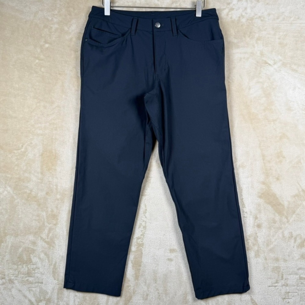 Lululemon Mens Size 31 Commission Classic Fit Pant Black Technical Trouser